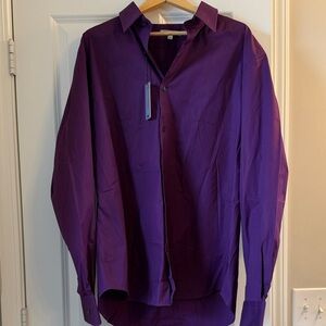 Express Deep Purple Dress Shirt